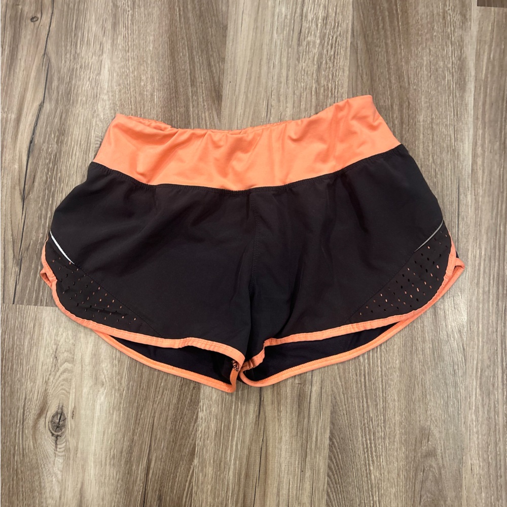 Champion Black and Orange Sports Shorts